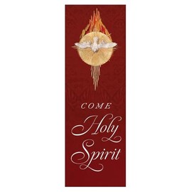 Christian Brands Come Holy Spirit Banner, 6-Foot, Satin Polyester