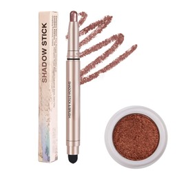 Caunmy Highlight Eye Shadow Sticks, Color Shifting Shimmer Eyeshadow Pencils Set, Waterproof With No Creasing (Set 5)