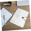 Operitacx Plastic Document Folders Large Size White Exam Paper Bag