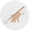 Azeeda 77mm 'Snooker-Spielerhand' Pin Knopf-Abzeichen (BB00145463)