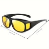Anti-Glare Night Vision Driving Sunglasses for Men and Women, Blue