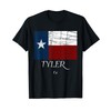 TYLER TX - Distressed Flag, Vintage Texas Tee T-Shirt