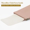 MEIBOOCH Squeeze Top Sunglass Case, New Organosilicon Soft Leather Eyeglass