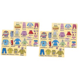 Operitacx 2 Sätze Kleidungsetiketten Organizer Aufkleber Für Kommode Reflexionssticker Zur Einfachen Klassifizierung Von Kinderkleidung 2 Blätter * 2