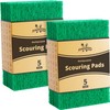 Green Sustainable 10 Pack Cleaning Scour Pads by Avant Grub.