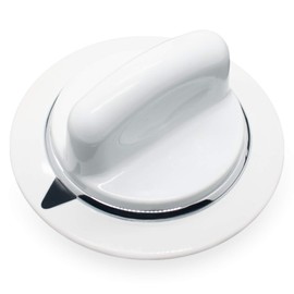 Unbreakable WE1M654 Dryer Timer Knob with Reinforced Metal Ring Replacement Part by Sikawai for G-E Hot-point - Replaces AP3995098 WE01M0443 WE1M443 1264290