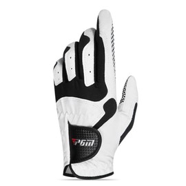 SunGoddy Men's Golf Gloves for Left Hand, Anti-Slip, Soft, Golf Fiber, Fit, Velcro, 3D Cut, Sweat Proof, Multi-functional, Washable, white-left hand, 22