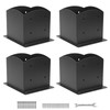 6x6 Post Base 4 Pcs,(Inner Size 5.6''x5.6'') Wood Fence Post