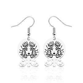 FAADBUK Madame Leota inspired Gift Madame Leota Earrings Haunted Horror Movie fandom Gift (Leota Earrings)