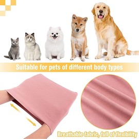 Quiet Ears Covers for Dogs 3pcs,Dog Snoods Ear Covers for Noise,Grooming and Force Drying Miracle Tool for Anxiety Relief & Calming Dogs(Grey+Pink+Purple) (Medium)