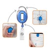 Karteo ID Card Holder Blue Extendable [Pack of 1] ID