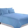 Brit Cotton - Sky Blue Super King Size Ultra-Soft Brushed