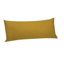AIMANE® Long Bolster Pillowcase Cover - Body Pillow Neck Support - Orthopaedic Bolster Pillowcase Cover Nursing Pregnancy Support Long Pillowcases (King 5FT, Mustard)