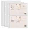 TAOLABV 50 Pack Recipe Card Page Protectors, Easy Storage, 4x6