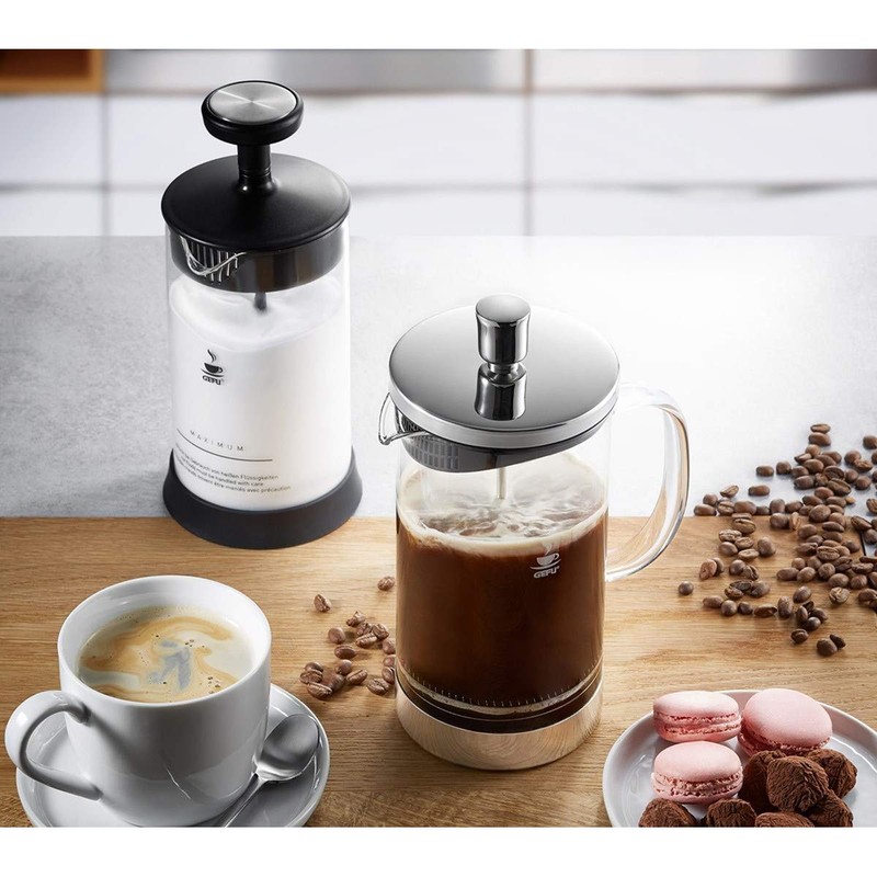 Gefu Diego Kaffeebereiter Silber/Schwarz 1000 ml