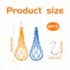 Chicken Vegetable String Bag,2 PCS Hanging Chicken Feeder,Chicken Vegetable Feeder