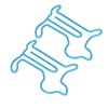 100pcs Dog Shaped Paper Clips Slip Resistance Exquisite Cute Paper