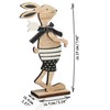 com-four® 3 x Set of 2 Wooden Easter Decorations -