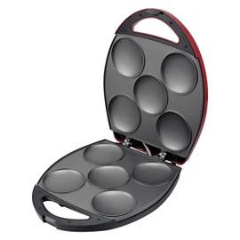 Brentwood AR-137R Electric arepa Maker, standard, Red