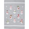Erwin Müller Tea Towel Pack of 4 Cotton Snowmen Size