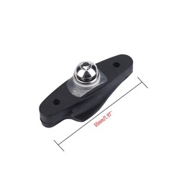 2pair Bike Brake Pads, 50mm/1.97inch Black Rubber Road Brake Pad Bicycle Brake Blocks Road Fixed Gear Accessory