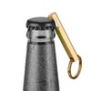 NBGDY 2PCS Solid Brass Keychain Beer Bottle Opener with Brass