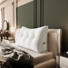 8 lbs Thickened Twin Wedge Pillow Headboard College Dorm Bed
