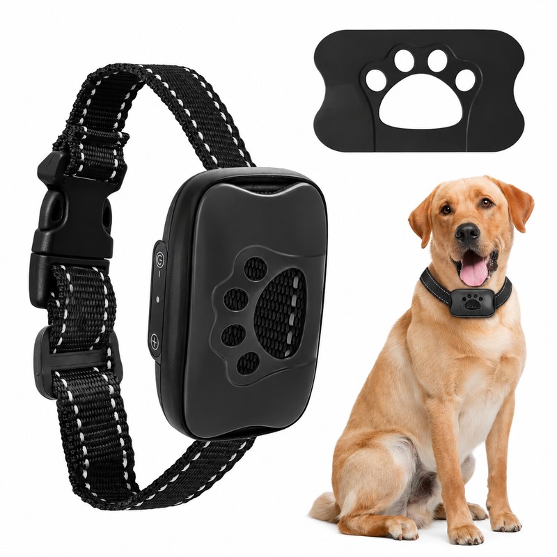 Dog Bark Deterrent Collar for Training – USB Rechargeable Ultrasonic