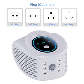 Ultrasonic Rodent Deterrent 4 in 1 25KHz-65KHz 10dB Noise Indoor Outdoor Mouse Deterrent