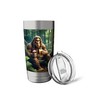 Bigfoot relaxing in hammock fancy drink TOURIST bug SPRAY Stainless