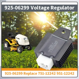 Erchon 925-06299 Voltage Regulator Replacement for Cub Cadet CC 30, Replacement for MTD Troy Bilt 4P90HU 4P90HUA 4P90HUB 4X90HU 7T84JU 7T84M Replace 751-12242 951-12242