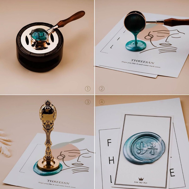 Ychostamp Paris Wax Seal Stamp, Eiffel Tower & City Sealing