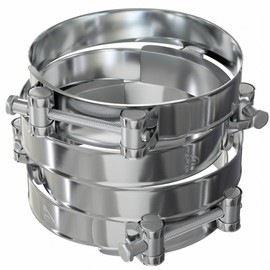 4 Pack - 26mm > 28mm Stainless Steel T-Bolt Hose Clamps Turbo Intake Intercooler Clips