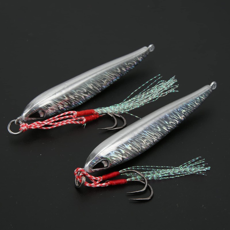 Jig Hard Fishing Lures, Strong Metal Iron Plate Bait, Lightweight
