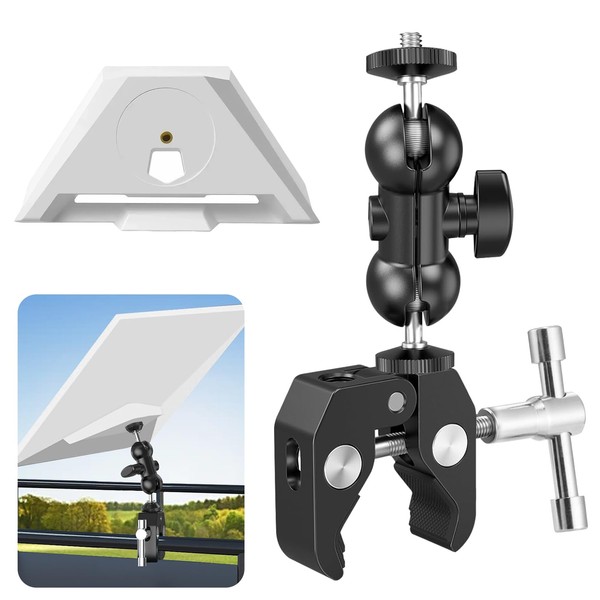 daboot Starlink Mini Mount - 360° Adjustable RV Ladder Clamp