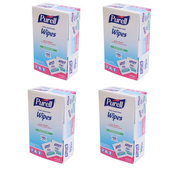 PURELL Sanitizing Hand Wipes Individually Wrapped 400-ct.