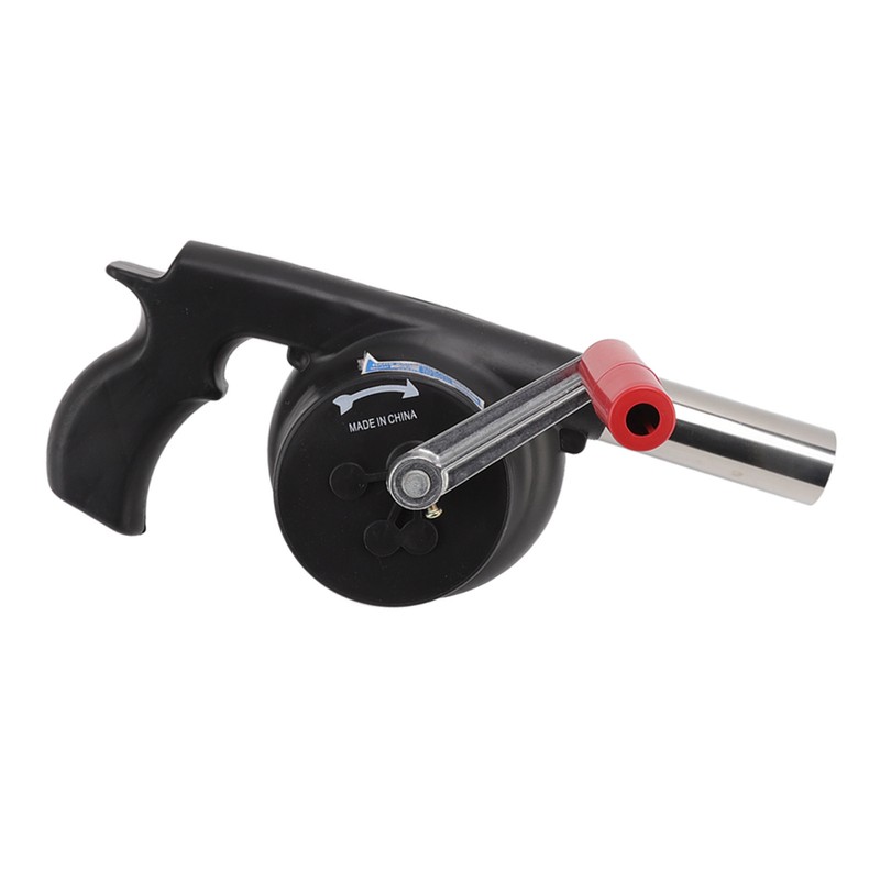 Hand Crank BBQ Blower Lightweight Portable ABS Barbecue Fan for