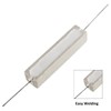 Qjaiune 10Pcs Cement Resistor 10W 500 Ohm Resistor, Ceramic Resistor
