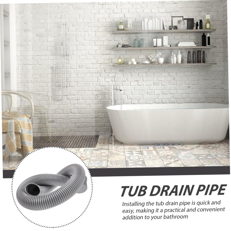 Uonlytech Extension Drain Bathtub Drain an Fittings Water Tub Draining