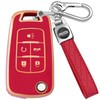 XIYANG TRADE for Chevy Key Fob Cover with Keychain, Soft