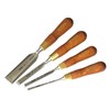 Narex Premium Bevel Edge Chisel Set with Stained Hornbeam Wood