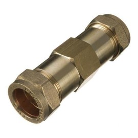 22mm Brass Compression Repair Coupling