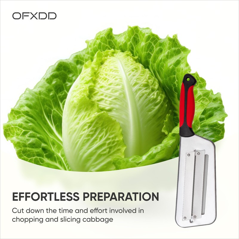 Cabbage Shredder - Stainless Steel Cabbage Slicer - Kitchen Knife