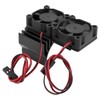 Waterproof 3660 3800KV Brushless Motor 80A Brushless ESC Heatsink Combo