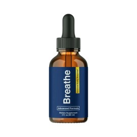 Breathe (1-Pack) Breathe Drops for Lung Cleanse & Detox, Respiratory Support Drops