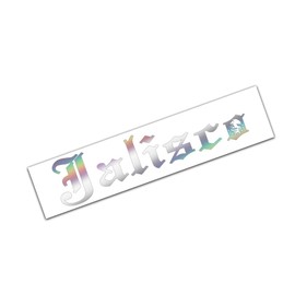 Jalisco Oil Slick Holographic Mexico Flag Estados Emblema Decal for Car Truck SUV Window USA Stickers Mexico JAL (22")