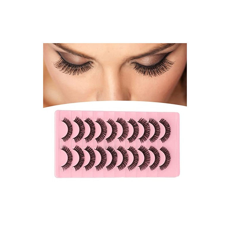 Pestañas Postizas, 10 Pares, Reutilizables, Suaves, 3D, Multicapa, Pestañas Postizas,