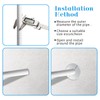 3 Pcs Escutcheon Plate Plumbing Cover Plates Wall Split Flange