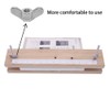 Mysangouzi Wooden Bamboo Book PressBookbinding, Portable Book Binding Press Kits