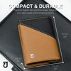 Jenoss Smart Wallet For Men: Full Grain Leather, Handcrafted, Metal